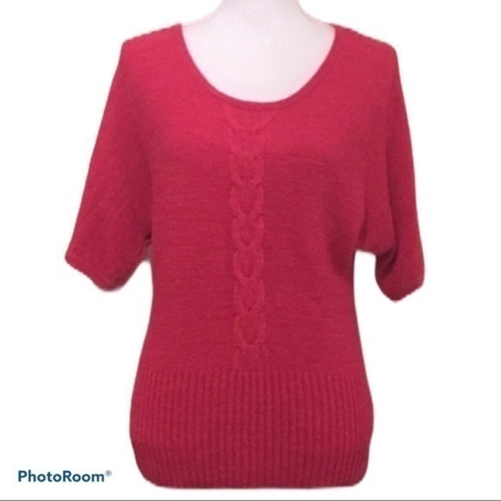Cable & Gauge Short Sleeve Sweater